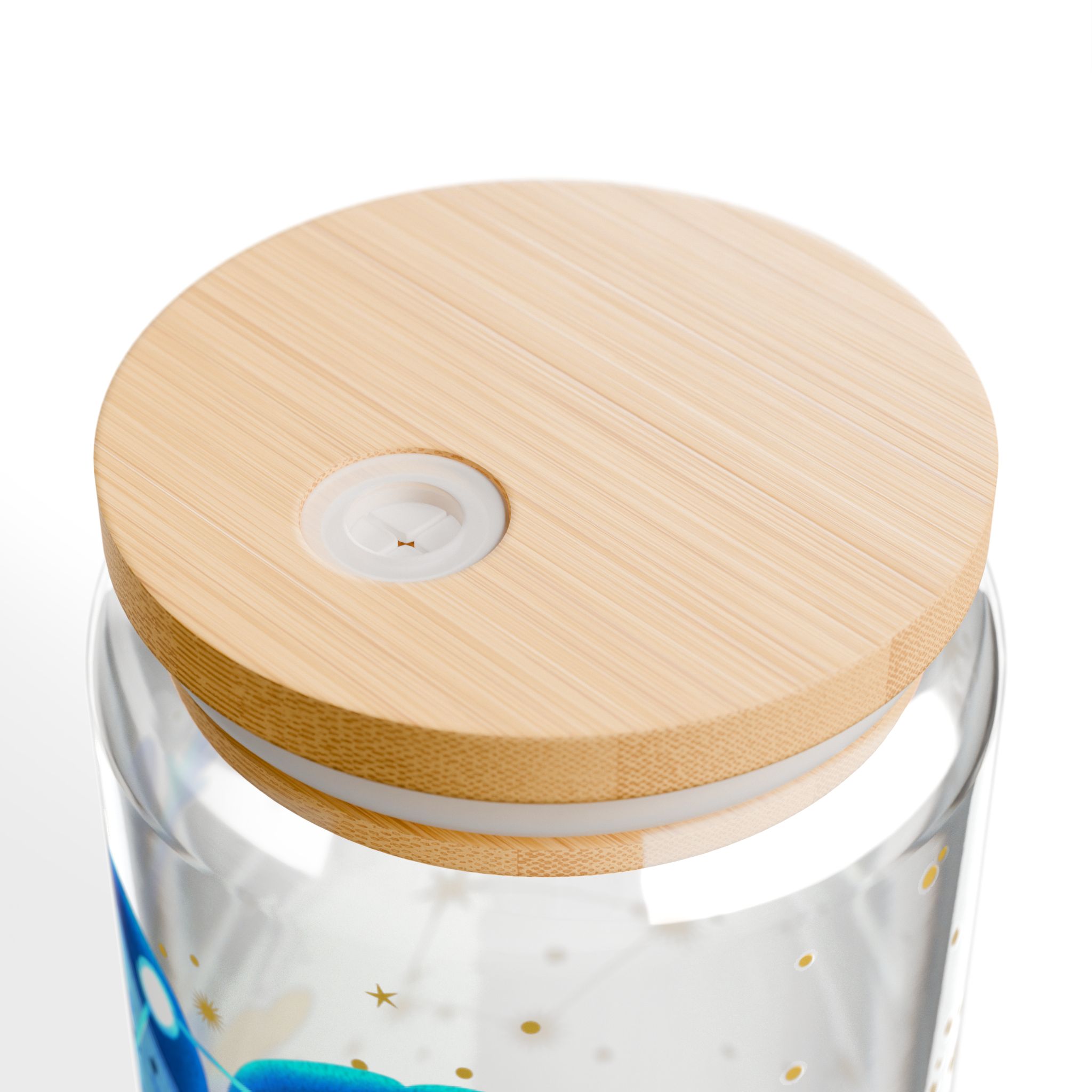 Gemini Sipper Glass, Cute Drinkware for Astrologie, Magical Zodiac signs, Summer Refreshments, Gift for Astrologie lovers - Image 6