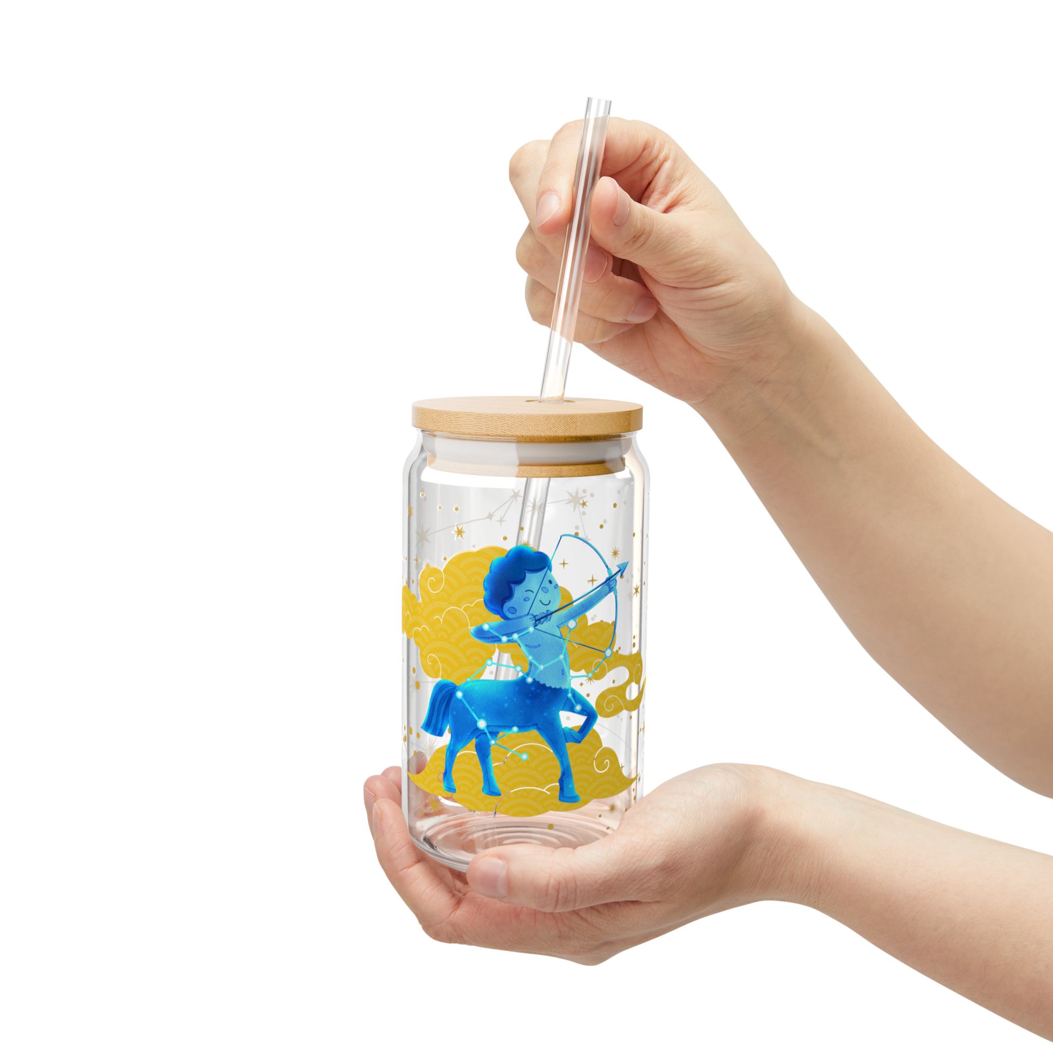 Sagittarius Sipper Glass, 16oz -  Everyday Use, Ideal Gift for Birthdays, Magical - Image 7