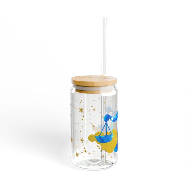 Libre Scale Sipper Glass, Clever gift for lawyers, Astrology lovers, Ideal for parties, Unique drinkware, Fun home decor, Zodiac [...] - Image 2