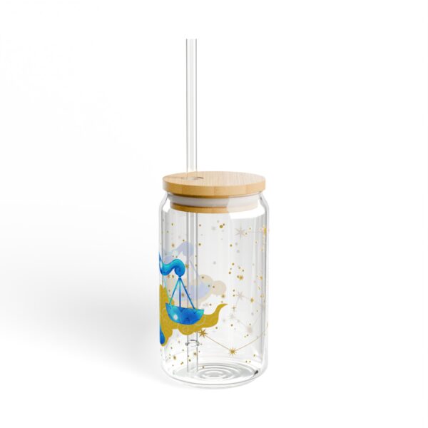 Libre Scale Sipper Glass, Clever gift for lawyers, Astrology lovers, Ideal for parties, Unique drinkware, Fun home decor, Zodiac [...] - Image 4