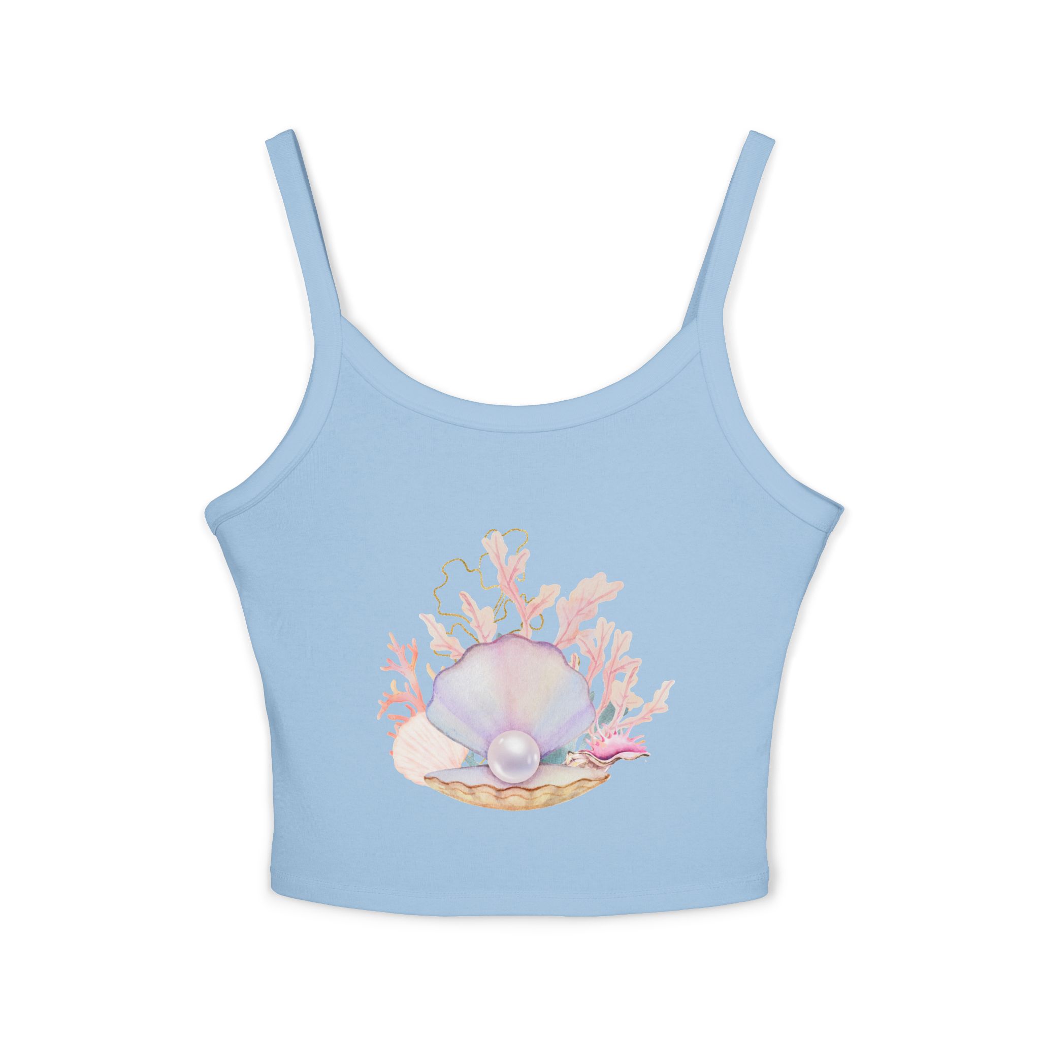 Pearl Women's Spaghetti Strap Tank Top - Image 7