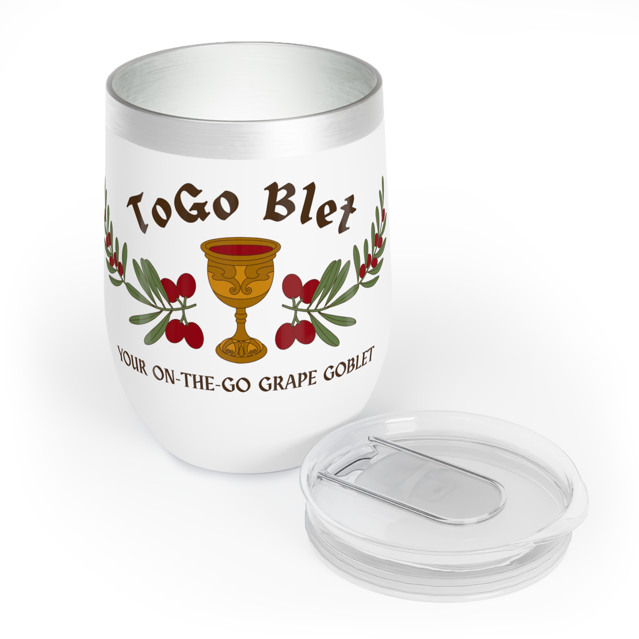 Chill Wine Tumbler, Perfect Gift for Wine Lovers, Portable Drinkware for Picnics, Parties, and Relaxation - Image 6