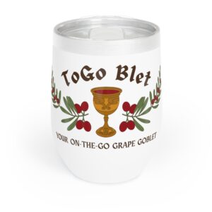 Chill Wine Tumbler, Perfect Gift for Wine Lovers, Portable Drinkware for Picnics, Parties, and Relaxation