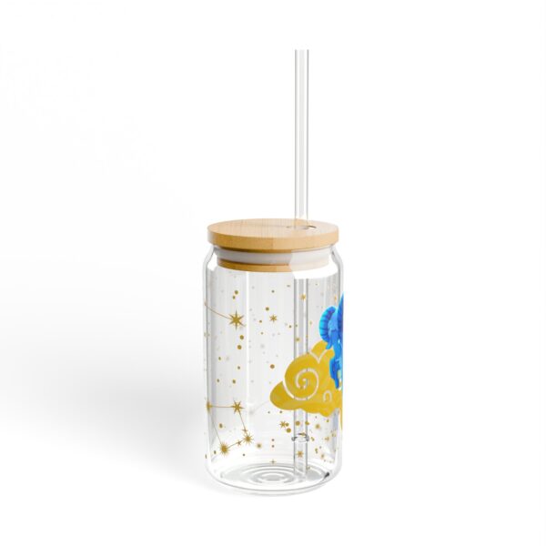 Aries Sipper Glass, 16oz - Perfect for Parties, Birthdays, Home Decor, Gifts and Everyday Use - Image 2