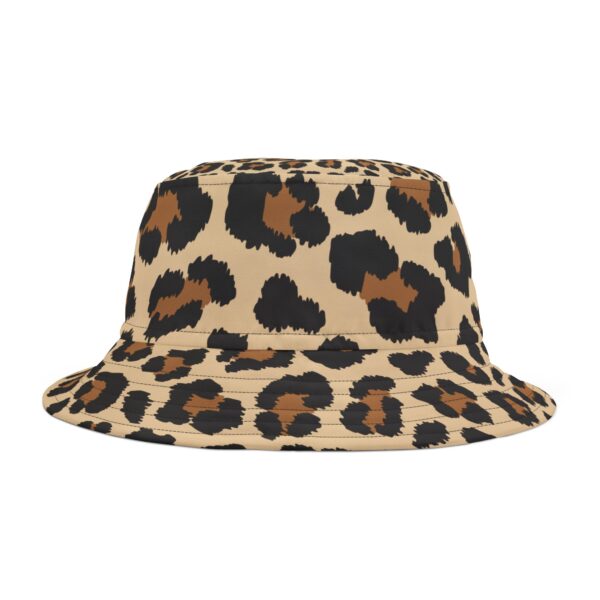 Stylish Leopard Print Bucket Hat, Summer Accessory, Beach Hat, Outdoor Headwear, Trendy Gift for Wildlife Lovers