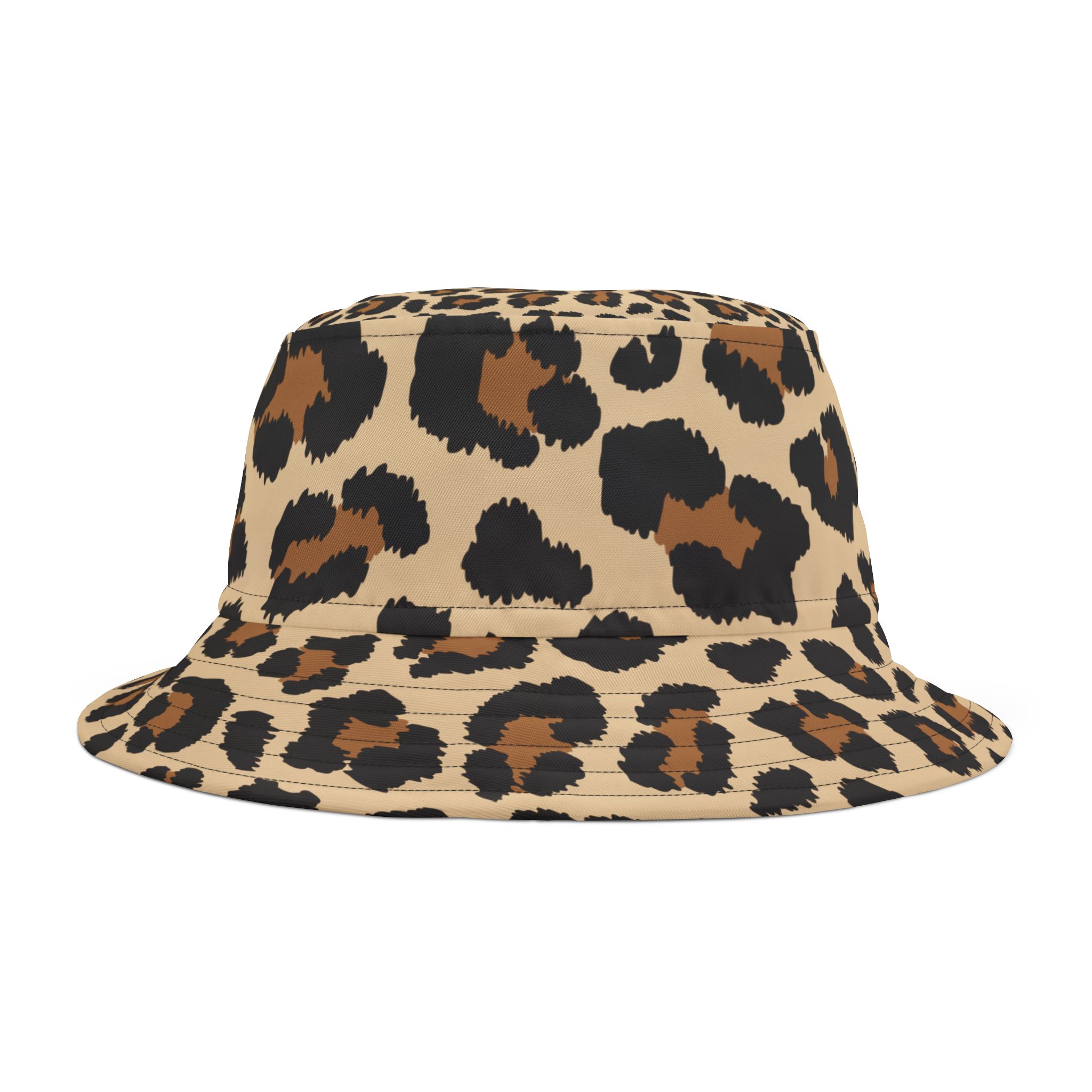 Stylish Leopard Print Bucket Hat, Summer Accessory, Beach Hat, Outdoor Headwear, Trendy Gift for Wildlife Lovers