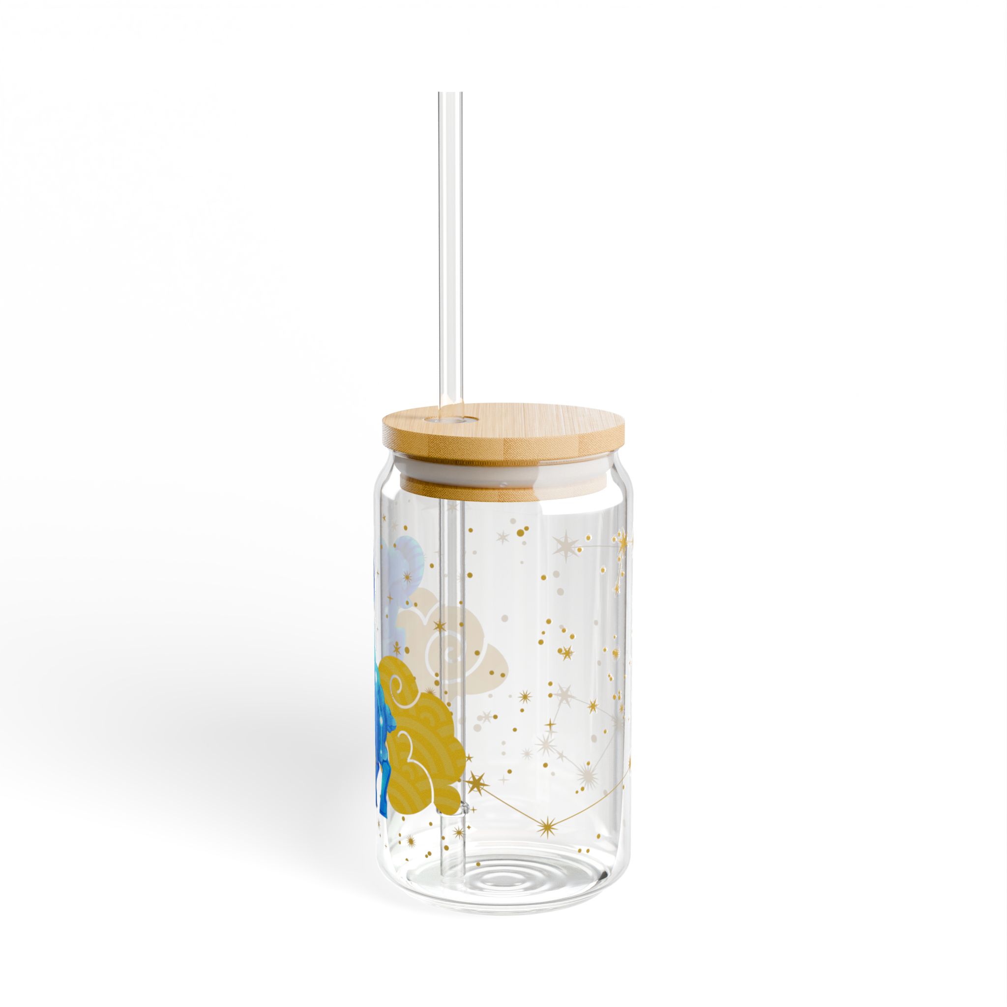 Aries Sipper Glass, 16oz - Perfect for Parties, Birthdays, Home Decor, Gifts and Everyday Use - Image 4