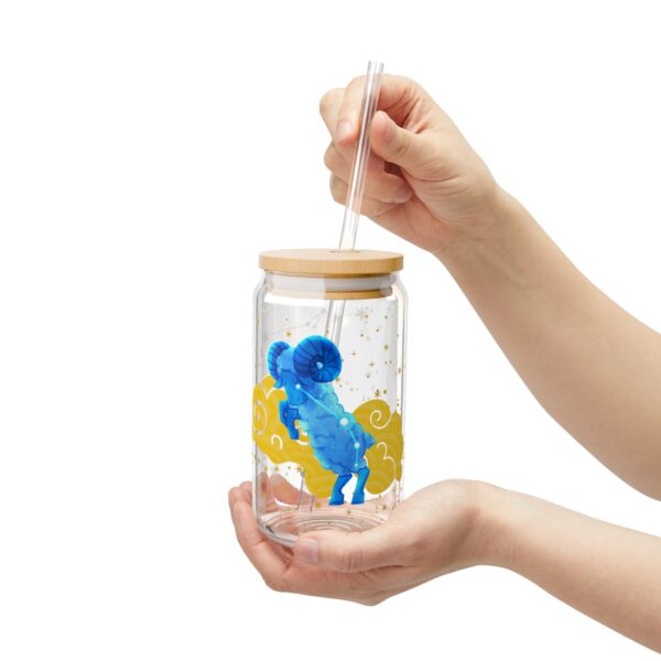 Aries Sipper Glass, 16oz - Perfect for Parties, Birthdays, Home Decor, Gifts and Everyday Use - Image 7