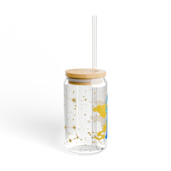 Virgo Sipper Glass | 16oz Fun Drinkware, Colorful Decorative Cup, Eco-Friendly Beverage Container, Trendy Astrology Accessory - Image 2