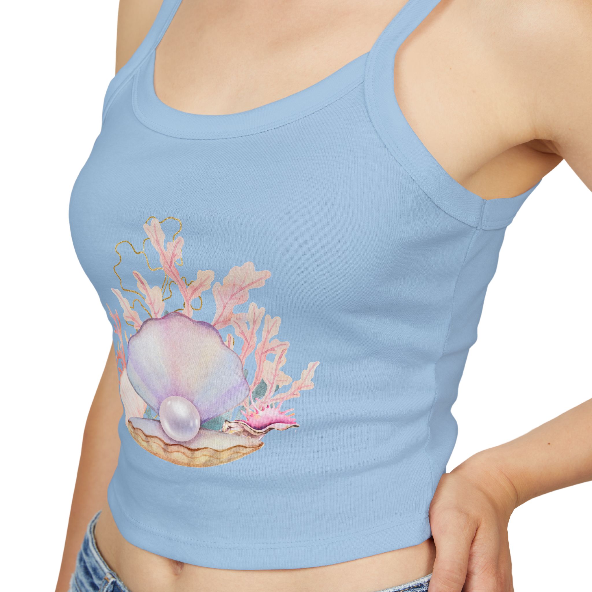 Pearl Women's Spaghetti Strap Tank Top - Image 11