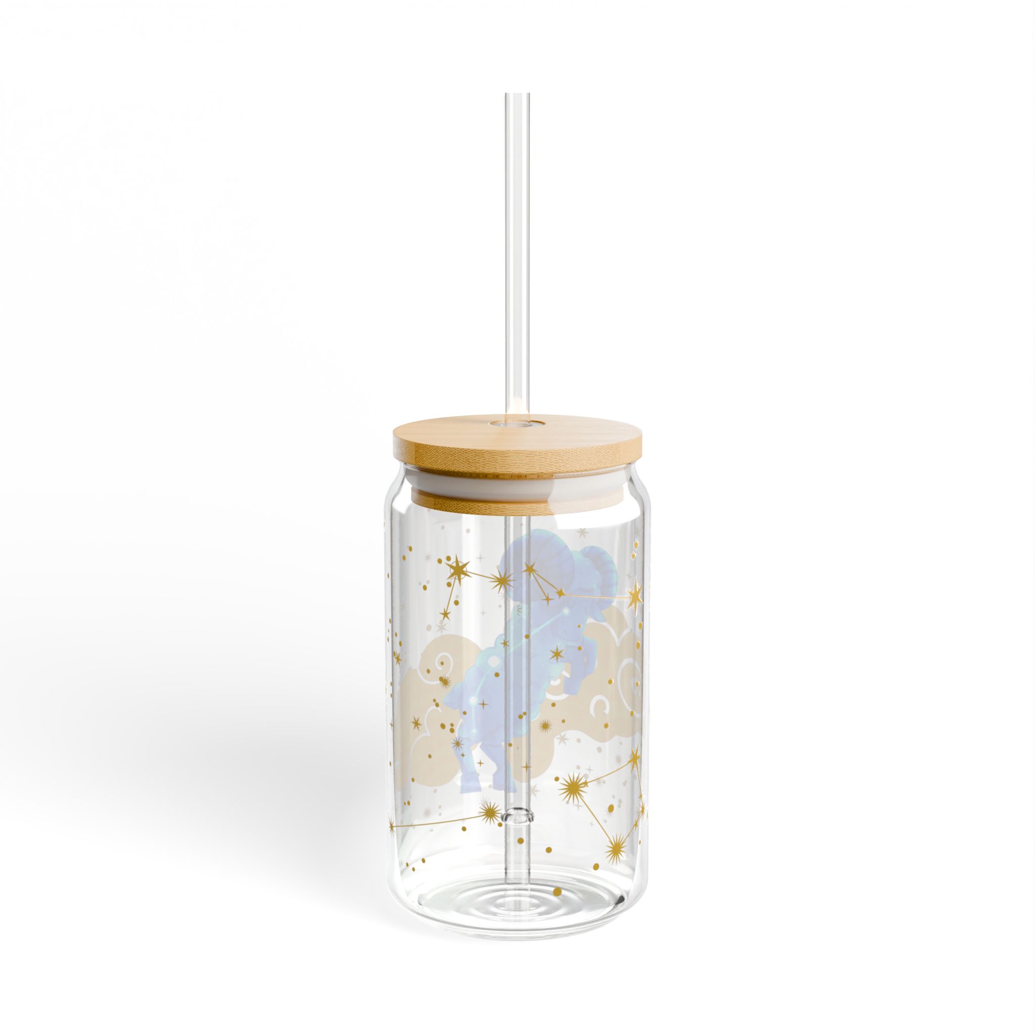 Aries Sipper Glass, 16oz - Perfect for Parties, Birthdays, Home Decor, Gifts and Everyday Use - Image 3