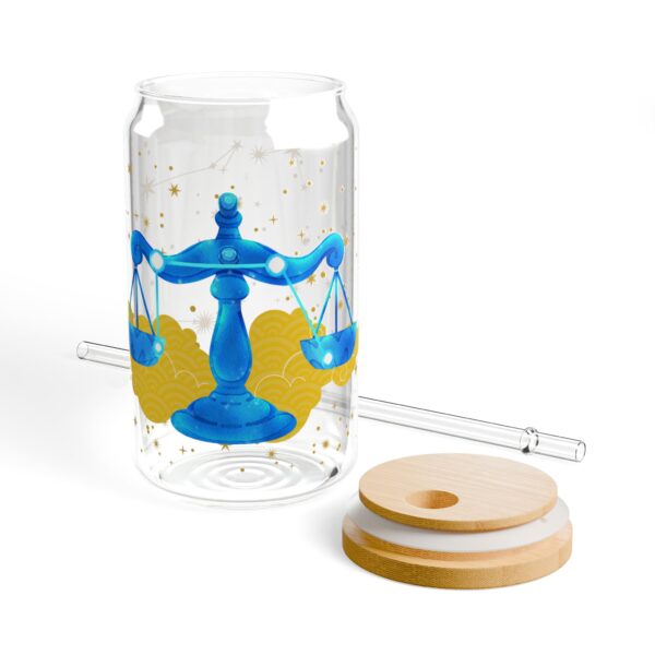 Libre Scale Sipper Glass, Clever gift for lawyers, Astrology lovers, Ideal for parties, Unique drinkware, Fun home decor, Zodiac [...] - Image 5