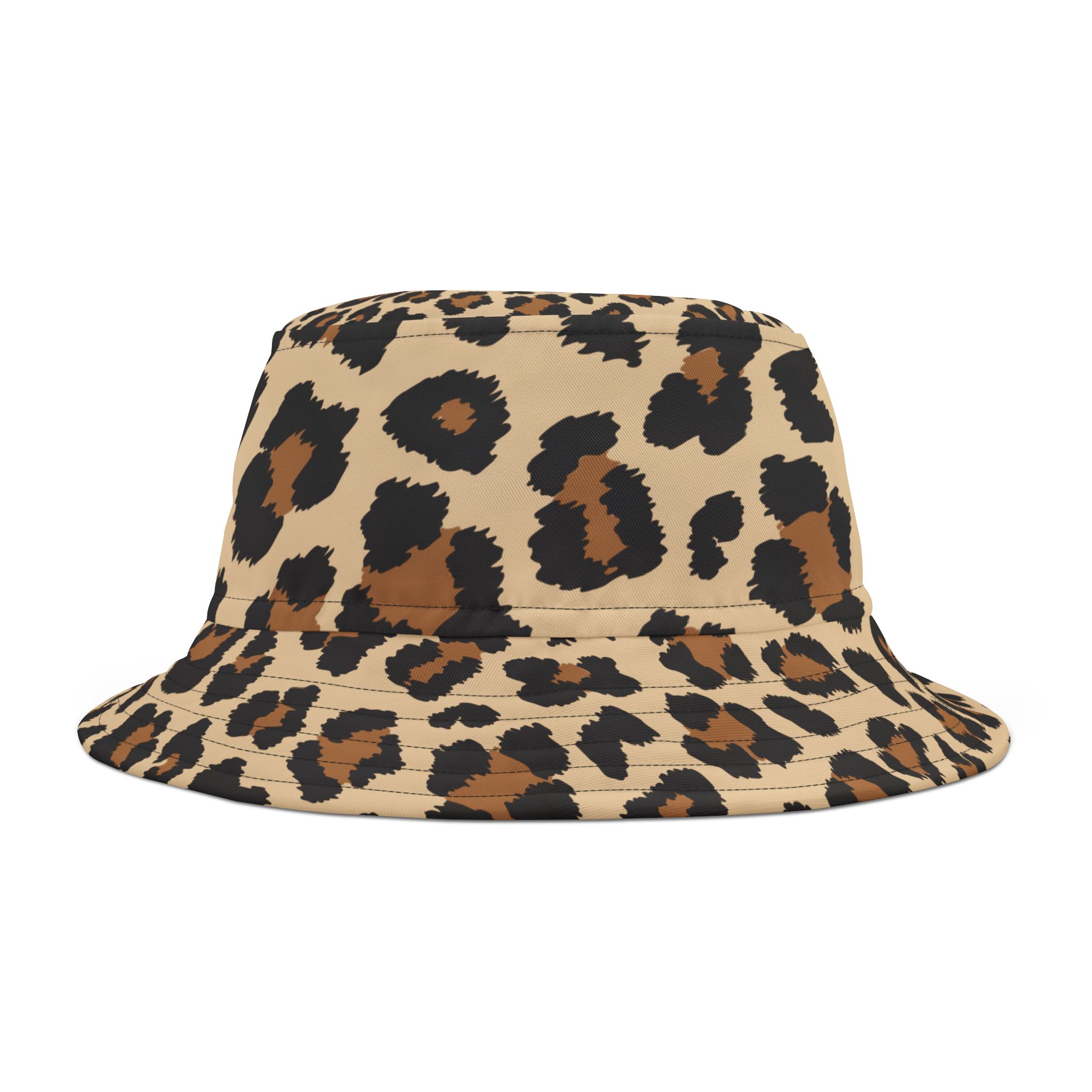 Stylish Leopard Print Bucket Hat, Summer Accessory, Beach Hat, Outdoor Headwear, Trendy Gift for Wildlife Lovers - Image 4