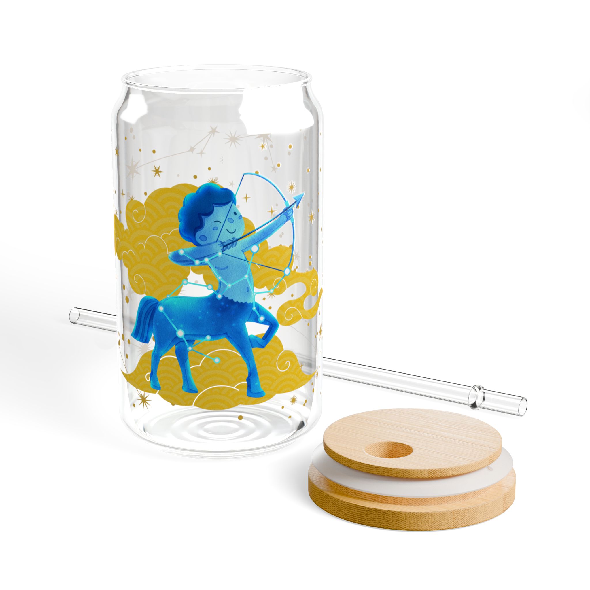 Sagittarius Sipper Glass, 16oz -  Everyday Use, Ideal Gift for Birthdays, Magical - Image 5