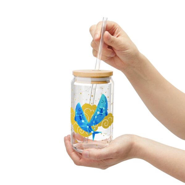 Pisces Sipper Glass | Eco-Friendly Drinkware, Cute Beverage Container, Trendy - Image 7