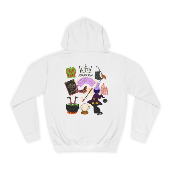Whimsical Witchy Hoodie for College Students, Cozy Sweatshirt, Halloween Apparel, Gift for Students, Unisex Casual Wear