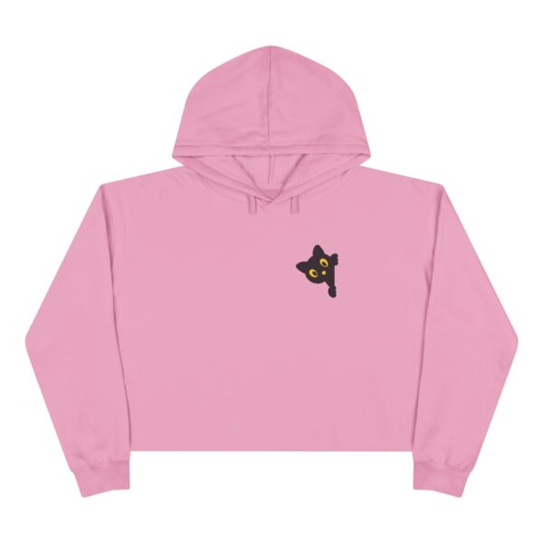 Hocus Pocus Cat Crop Hoodie, Halloween Clothing, Gift for Cat Lovers, Cozy Hoodie, Witchy Style Apparel - Image 13