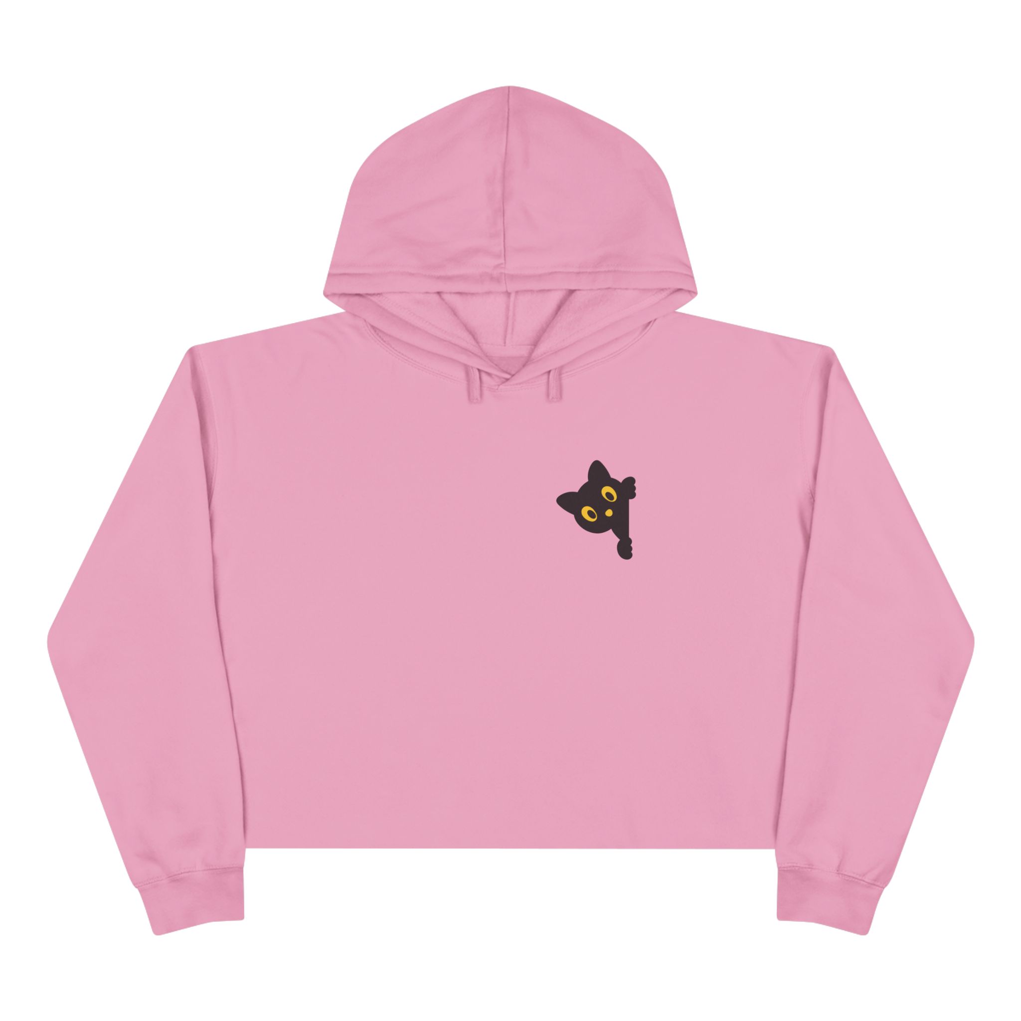 Hocus Pocus Cat Crop Hoodie, Halloween Clothing, Gift for Cat Lovers, Cozy Hoodie, Witchy Style Apparel - Image 13
