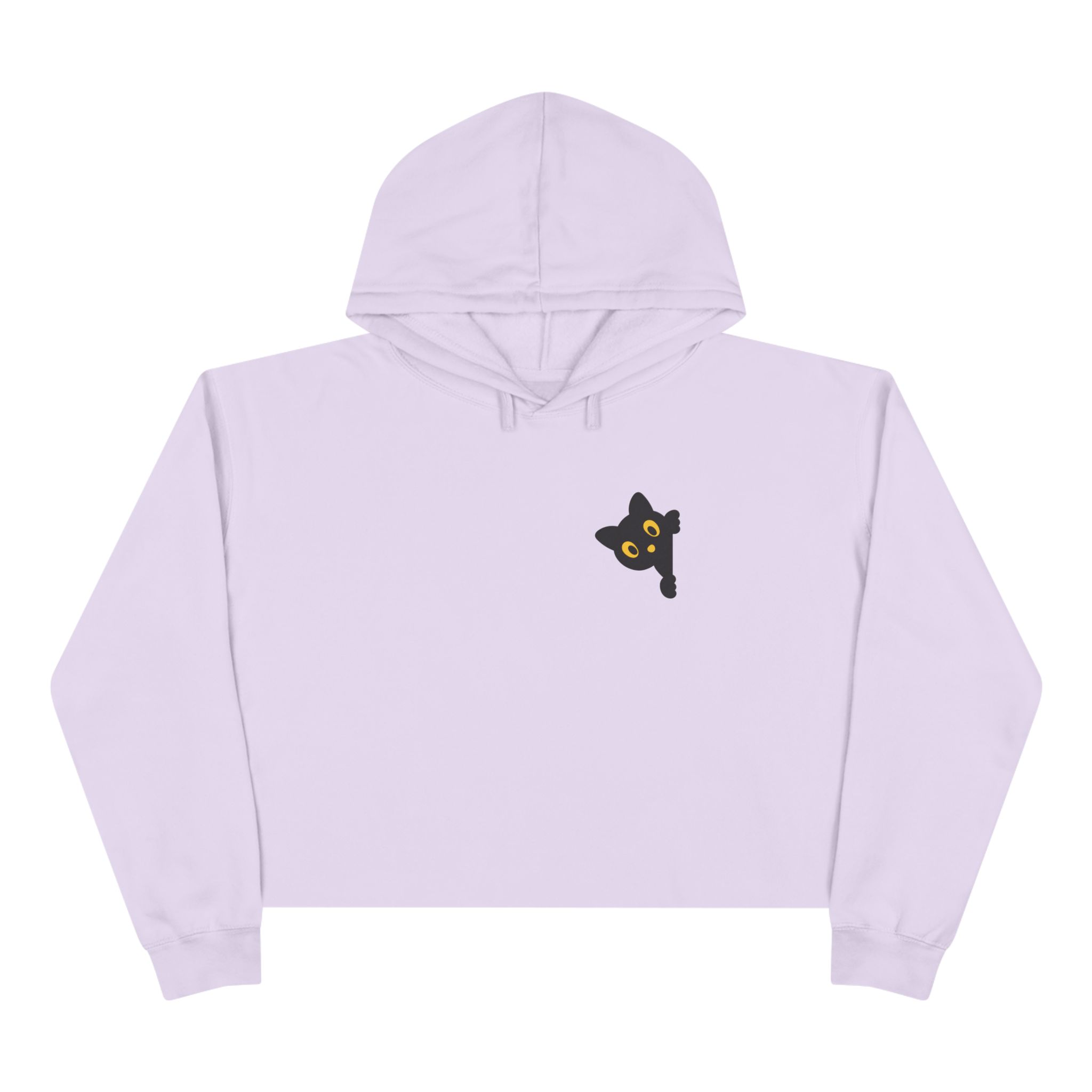 Hocus Pocus Cat Crop Hoodie, Halloween Clothing, Gift for Cat Lovers, Cozy Hoodie, Witchy Style Apparel - Image 10