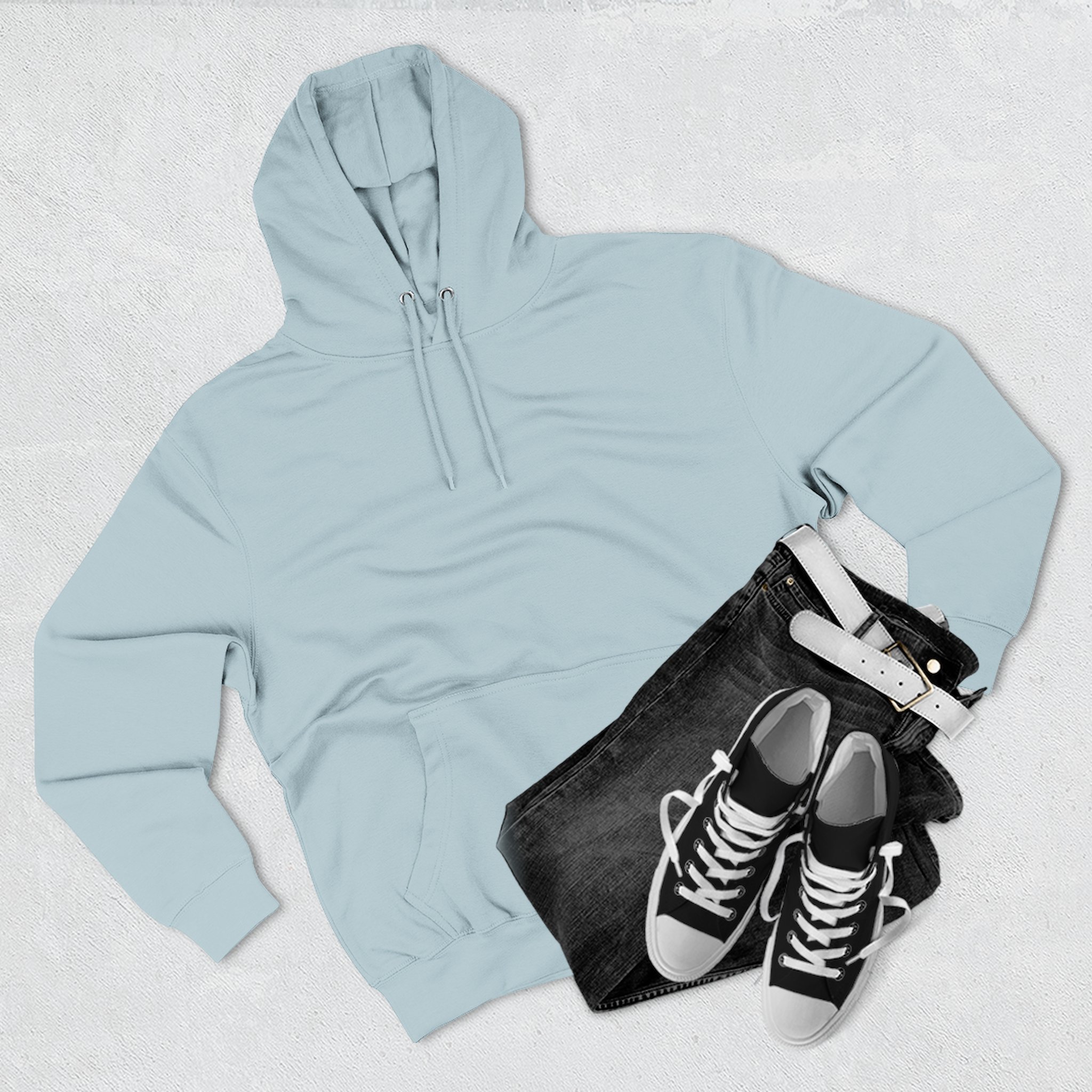 Artistic Three-Panel Fleece Hoodie, Cozy Pullover for Casual Outings, Perfect Gift for Birthdays and Holidays, Floral Design - Image 51