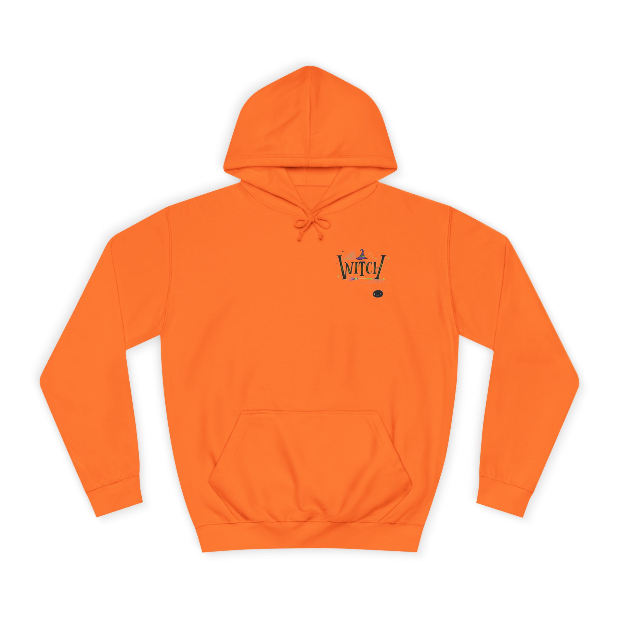 Whimsical Witchy Hoodie for College Students, Cozy Sweatshirt, Halloween Apparel, Gift for Students, Unisex Casual Wear - Image 4