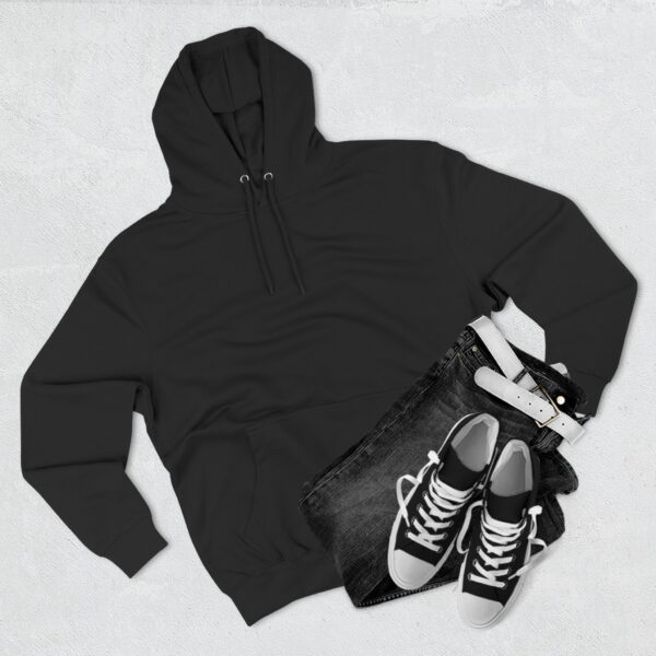 Artistic Three-Panel Fleece Hoodie, Cozy Pullover for Casual Outings, Perfect Gift for Birthdays and Holidays, Floral Design - Image 21