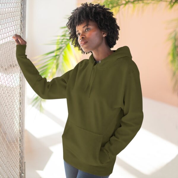 Artistic Three-Panel Fleece Hoodie, Cozy Pullover for Casual Outings, Perfect Gift for Birthdays and Holidays, Floral Design - Image 48