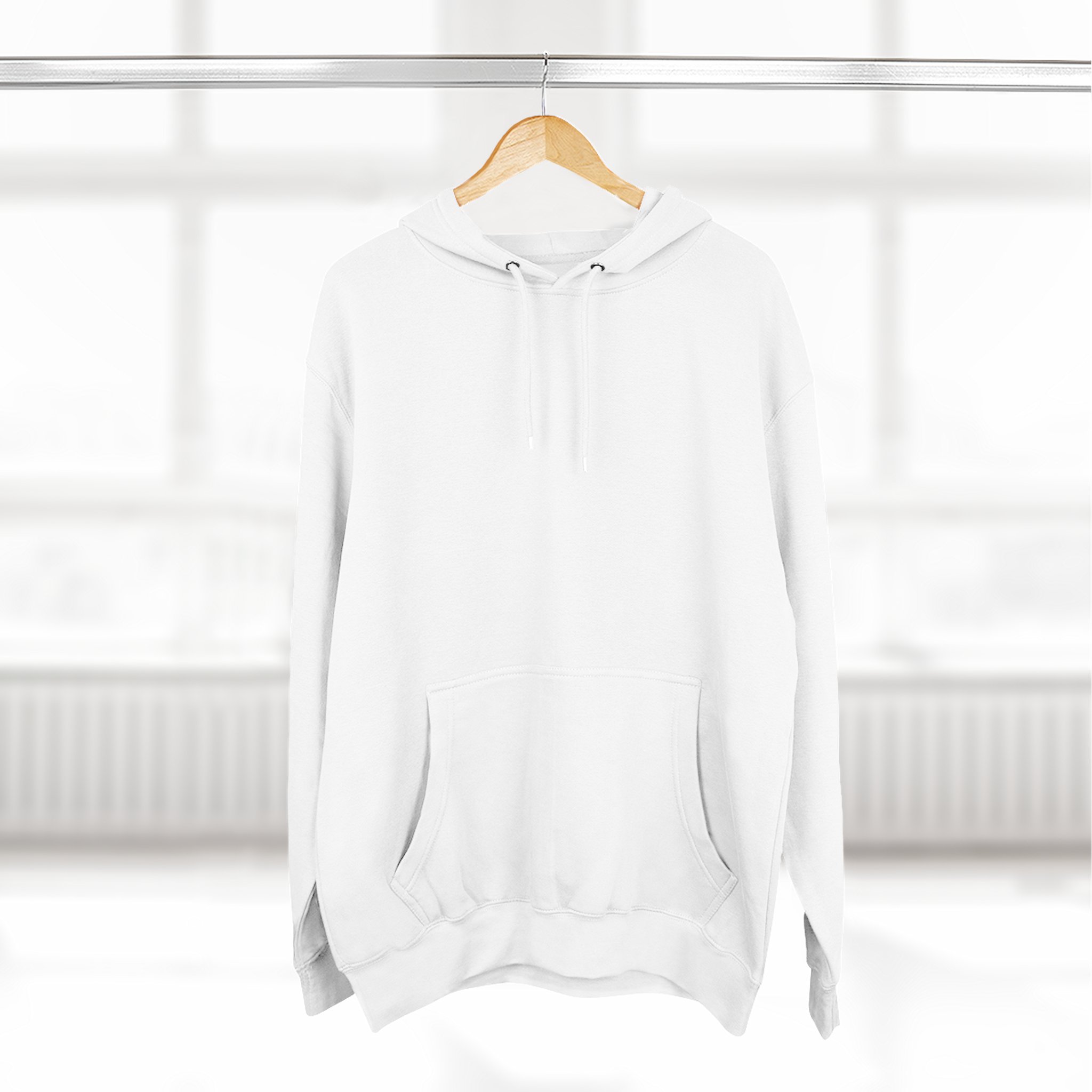 Artistic Three-Panel Fleece Hoodie, Cozy Pullover for Casual Outings, Perfect Gift for Birthdays and Holidays, Floral Design - Image 4