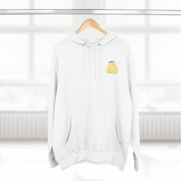 Lemonade-Inspired Three-Panel Fleece Hoodie, Cozy Casual Wear, Summer Style, Gift for Lemon Lovers, Cute Hoodie for Festivals - Image 4