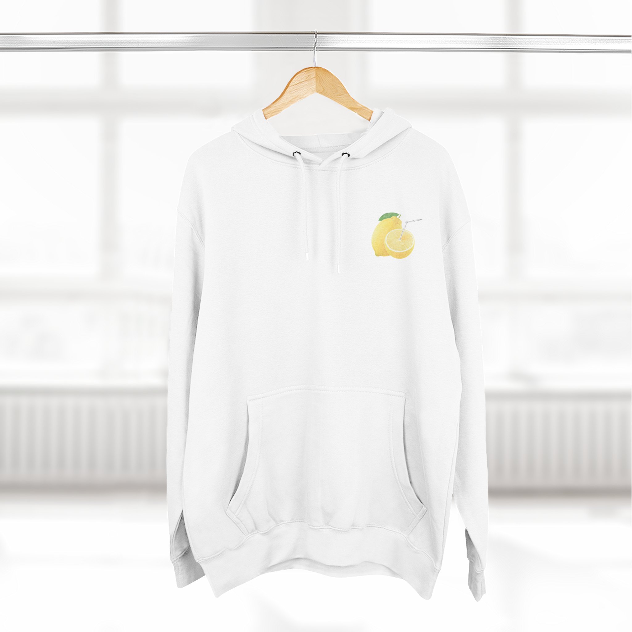 Lemonade-Inspired Three-Panel Fleece Hoodie, Cozy Casual Wear, Summer Style, Gift for Lemon Lovers, Cute Hoodie for Festivals - Image 4