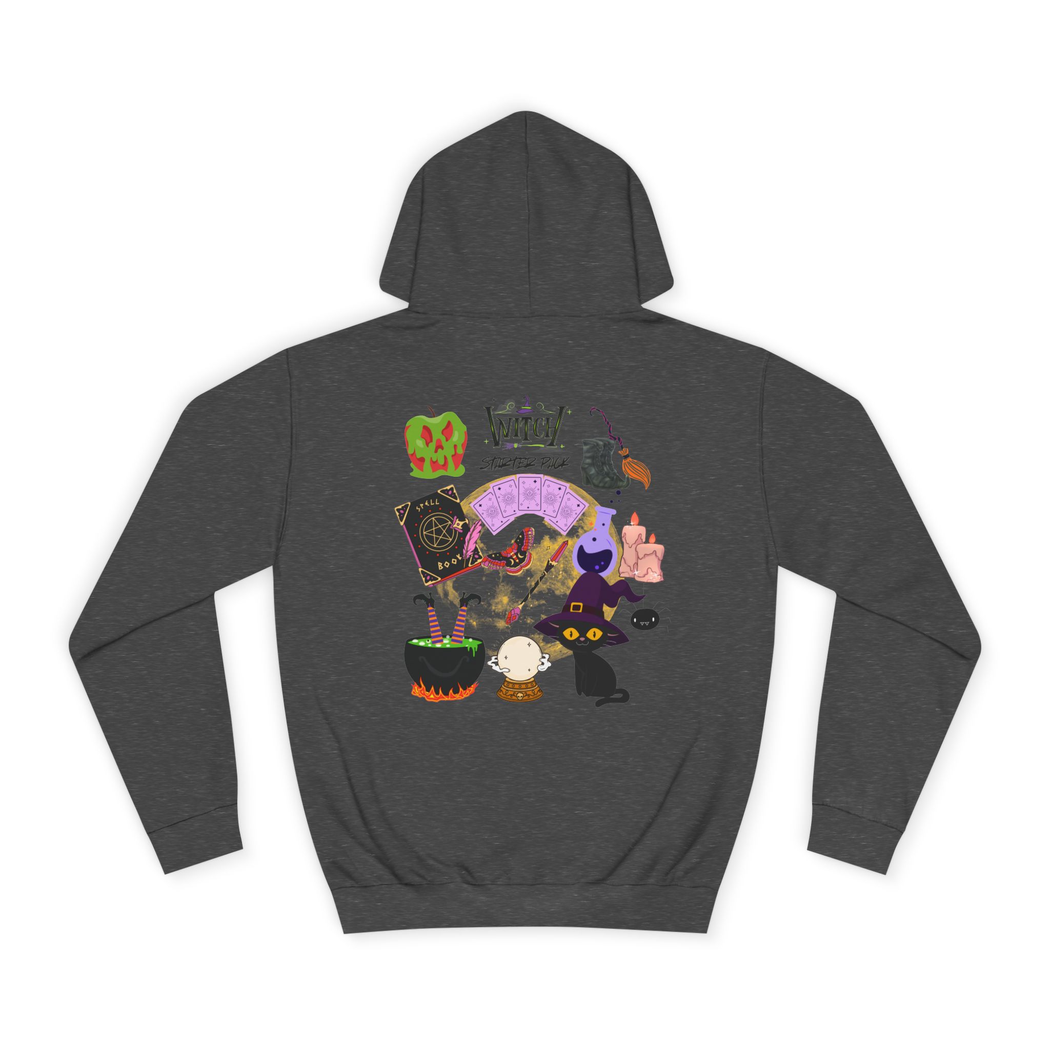 Whimsical Witchy Hoodie for College Students, Cozy Sweatshirt, Halloween Apparel, Gift for Students, Unisex Casual Wear - Image 32