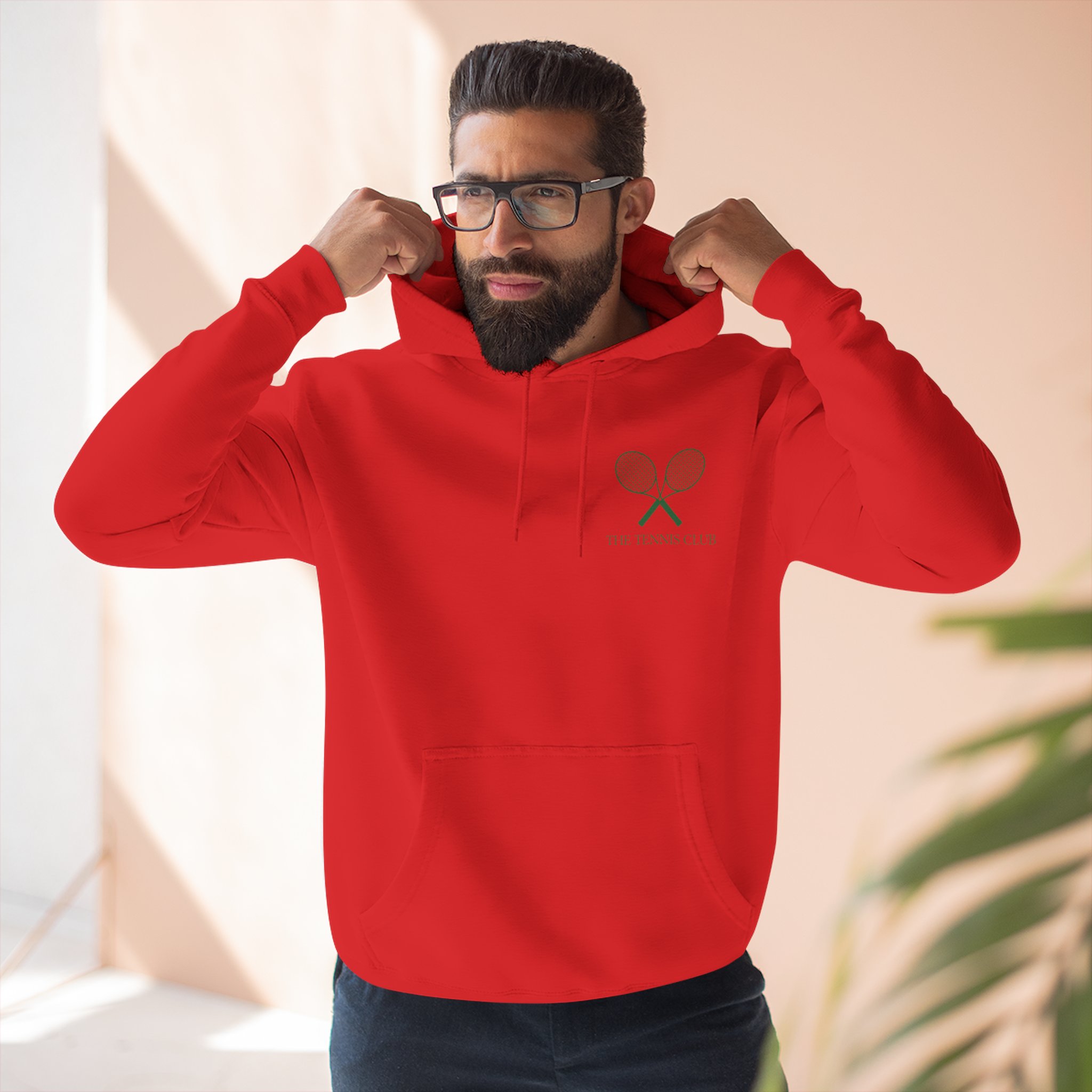 The tennis Club Three-Panel Fleece Hoodie - Image 65