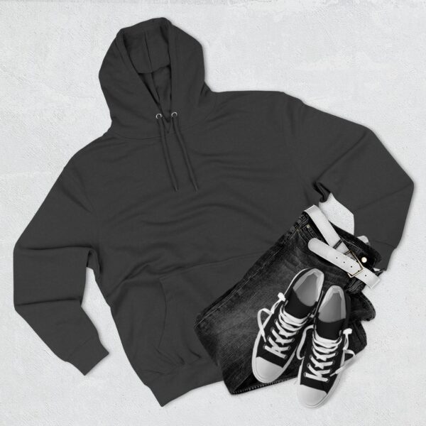 Artistic Three-Panel Fleece Hoodie, Cozy Pullover for Casual Outings, Perfect Gift for Birthdays and Holidays, Floral Design - Image 15