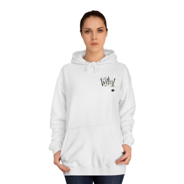 Whimsical Witchy Hoodie for College Students, Cozy Sweatshirt, Halloween Apparel, Gift for Students, Unisex Casual Wear - Image 3