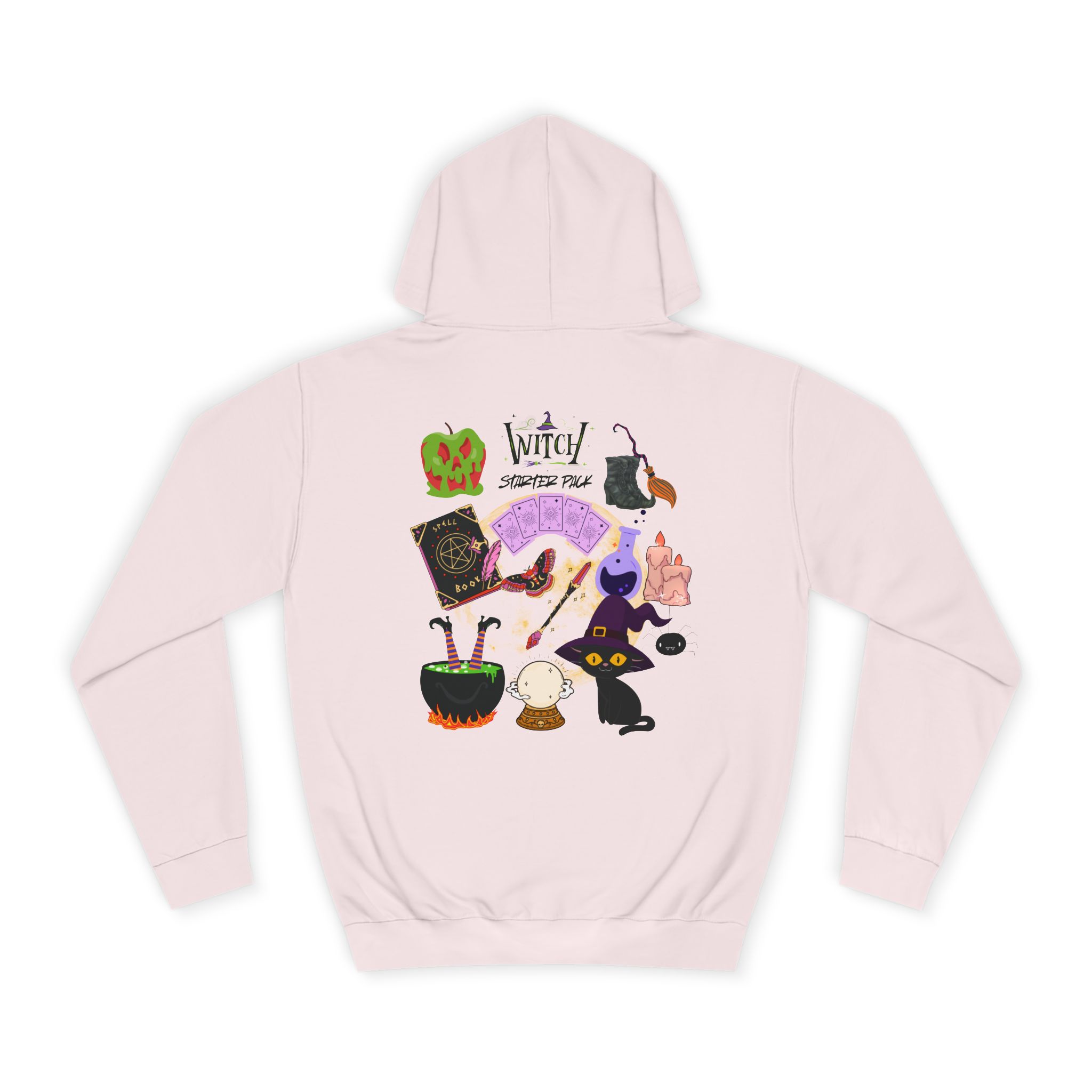 Whimsical Witchy Hoodie for College Students, Cozy Sweatshirt, Halloween Apparel, Gift for Students, Unisex Casual Wear - Image 38