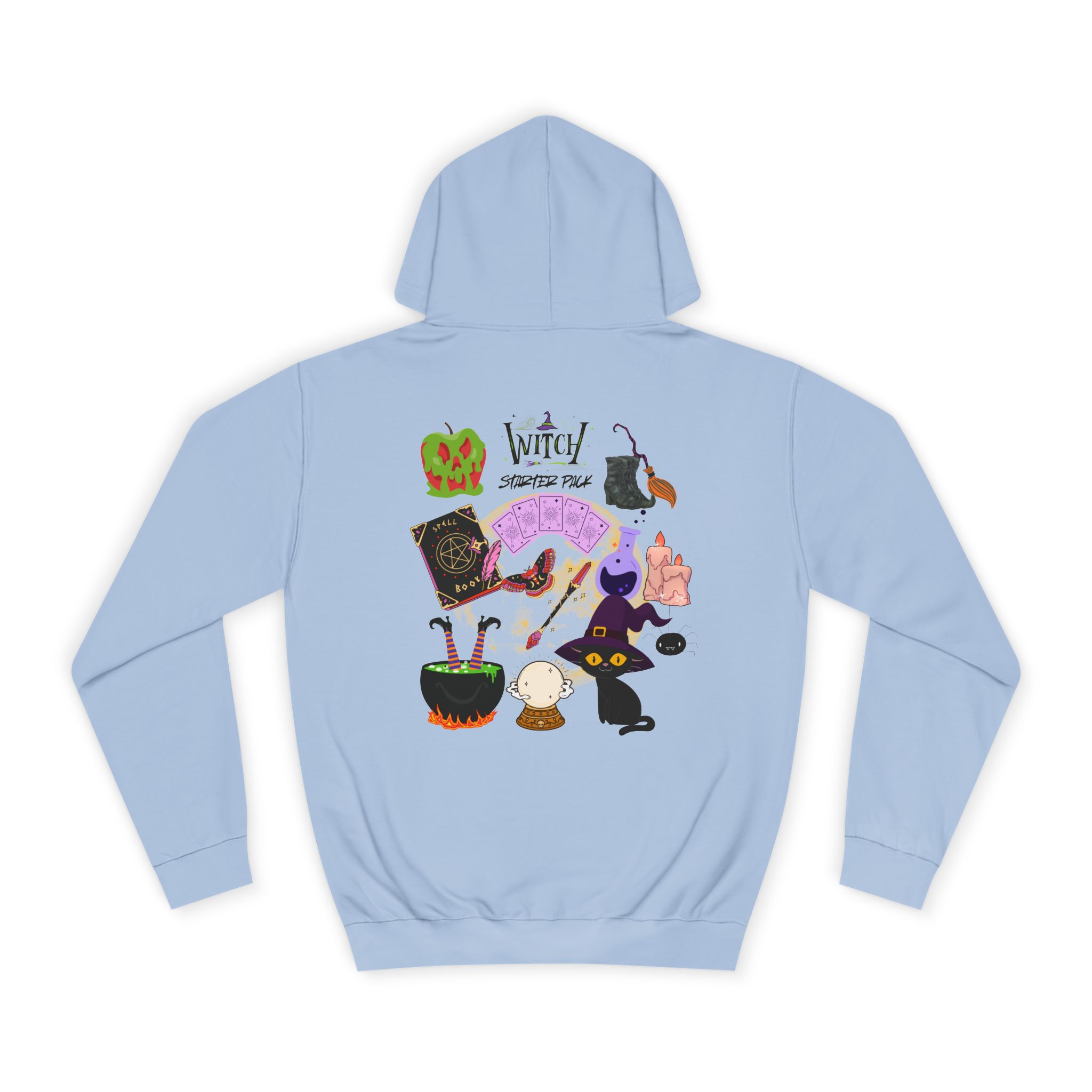 Whimsical Witchy Hoodie for College Students, Cozy Sweatshirt, Halloween Apparel, Gift for Students, Unisex Casual Wear - Image 23