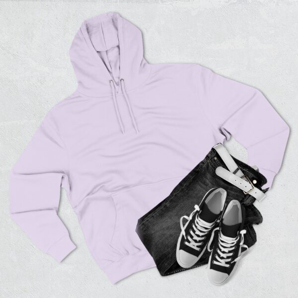 Artistic Three-Panel Fleece Hoodie, Cozy Pullover for Casual Outings, Perfect Gift for Birthdays and Holidays, Floral Design - Image 75