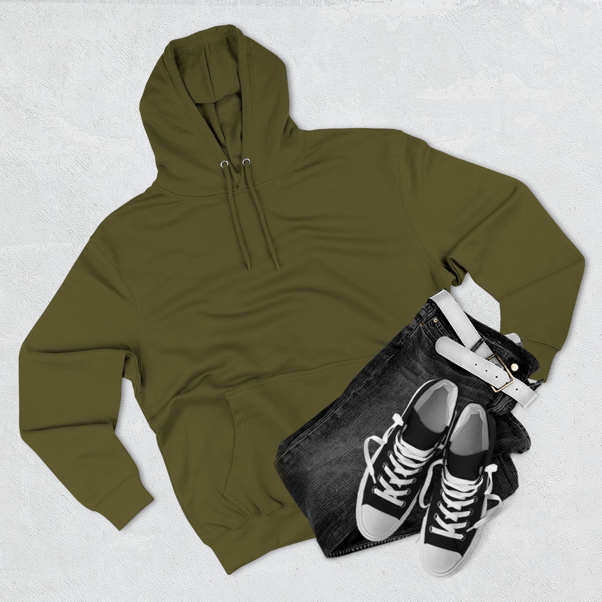 Artistic Three-Panel Fleece Hoodie, Cozy Pullover for Casual Outings, Perfect Gift for Birthdays and Holidays, Floral Design - Image 45