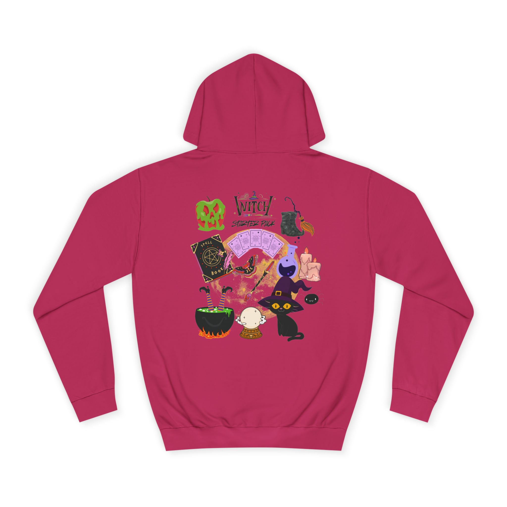 Whimsical Witchy Hoodie for College Students, Cozy Sweatshirt, Halloween Apparel, Gift for Students, Unisex Casual Wear - Image 41