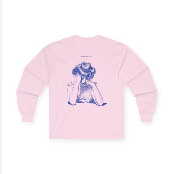 Blue Vintage-Inspired Unisex Long Sleeve Tee, Graphic Tee, Casual Wear, Gift for Her, Everyday Comfort, Print Design - Image 11