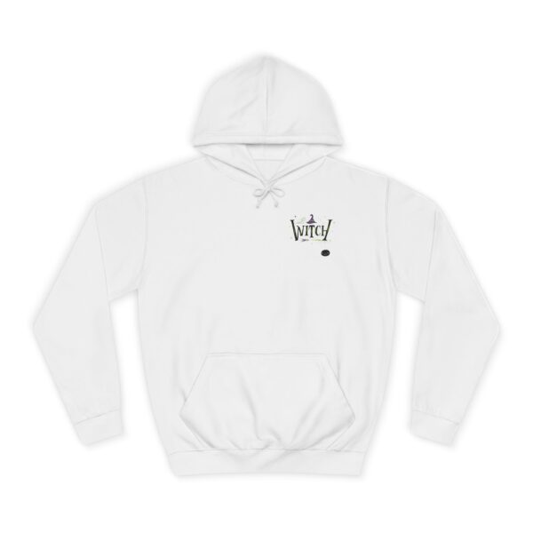 Whimsical Witchy Hoodie for College Students, Cozy Sweatshirt, Halloween Apparel, Gift for Students, Unisex Casual Wear - Image 2