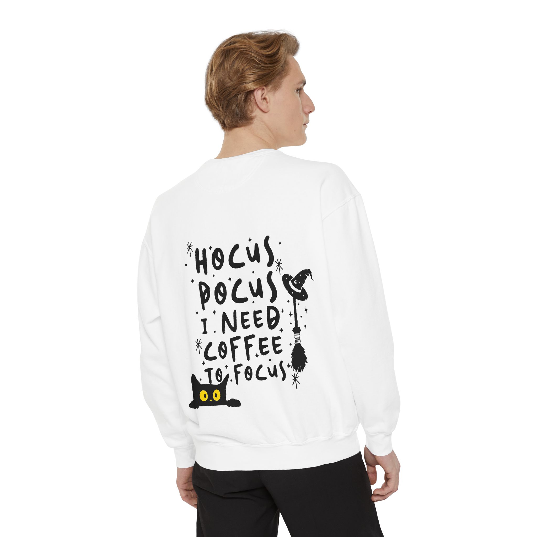 hocus pocus Unisex Garment-Dyed Sweatshirt - Image 4