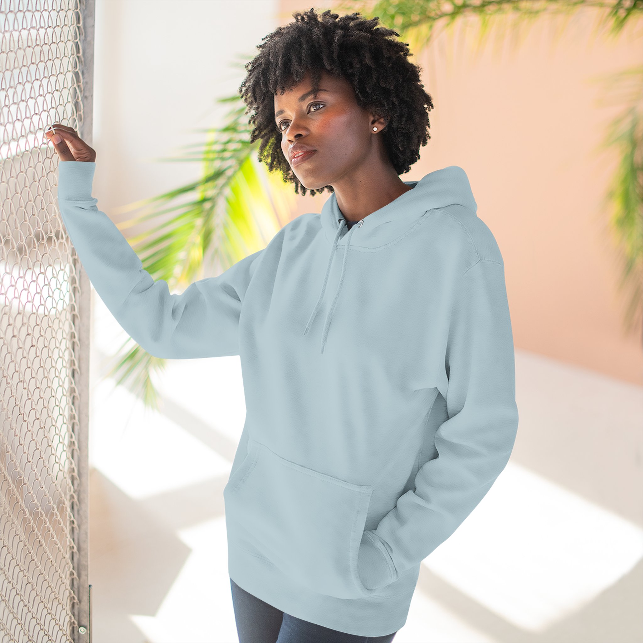 Artistic Three-Panel Fleece Hoodie, Cozy Pullover for Casual Outings, Perfect Gift for Birthdays and Holidays, Floral Design - Image 54