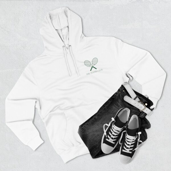 The tennis Club Three-Panel Fleece Hoodie - Image 3