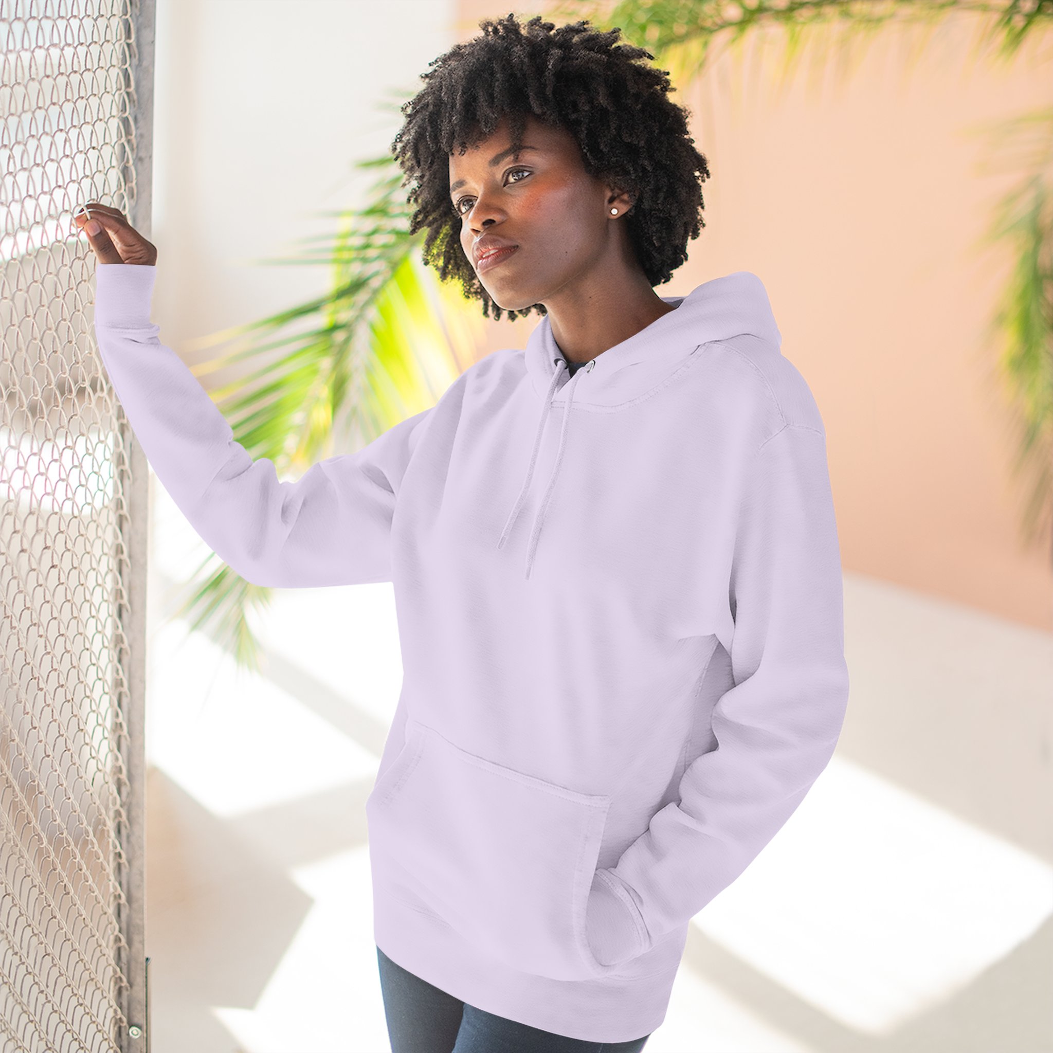 Artistic Three-Panel Fleece Hoodie, Cozy Pullover for Casual Outings, Perfect Gift for Birthdays and Holidays, Floral Design - Image 78