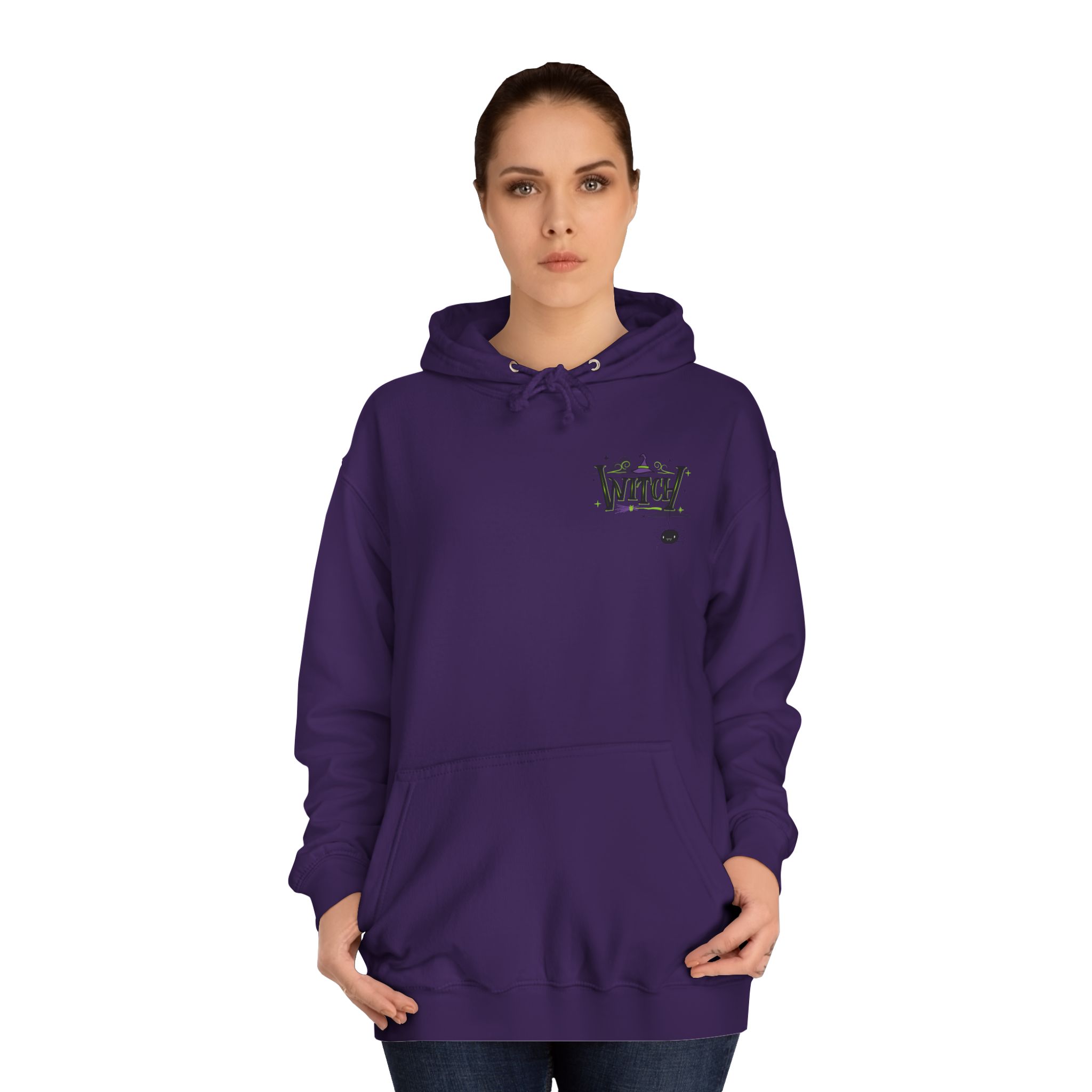 Whimsical Witchy Hoodie for College Students, Cozy Sweatshirt, Halloween Apparel, Gift for Students, Unisex Casual Wear - Image 36