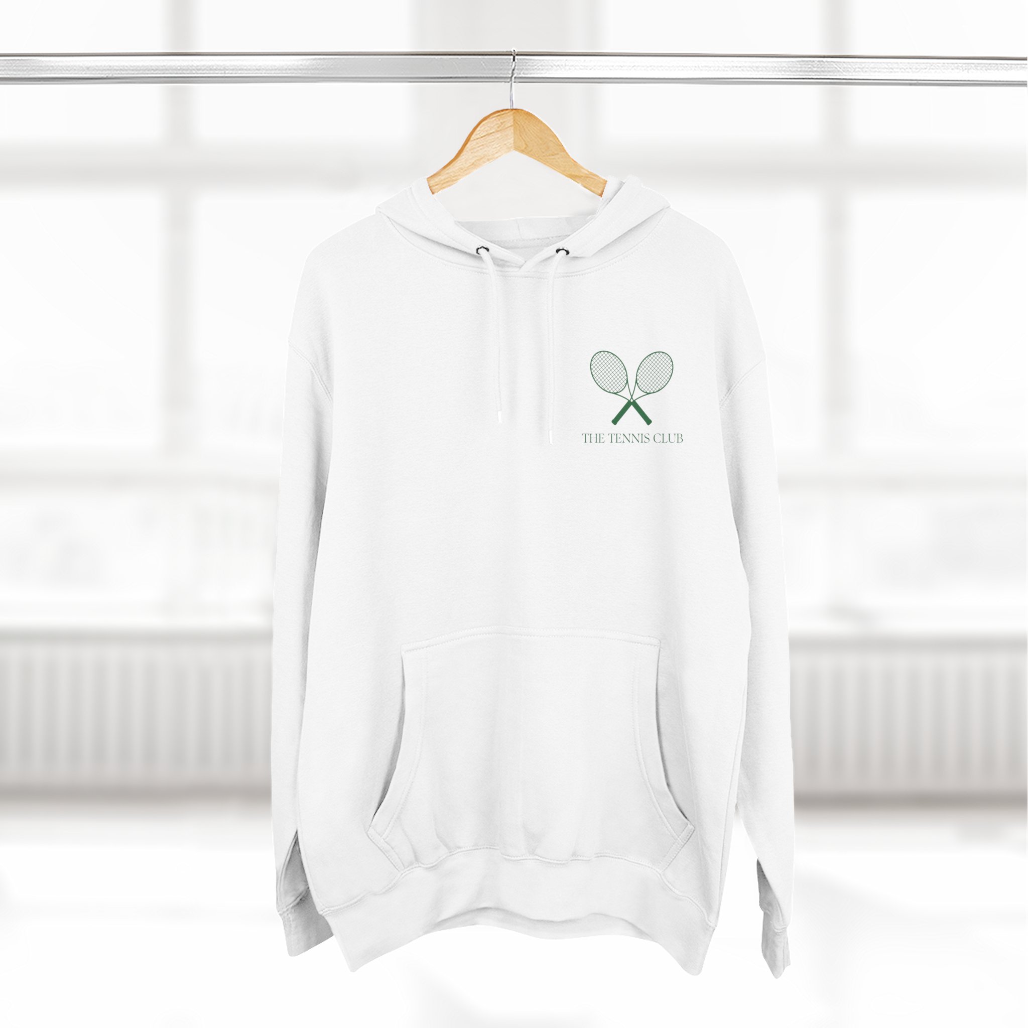 The tennis Club Three-Panel Fleece Hoodie - Image 4