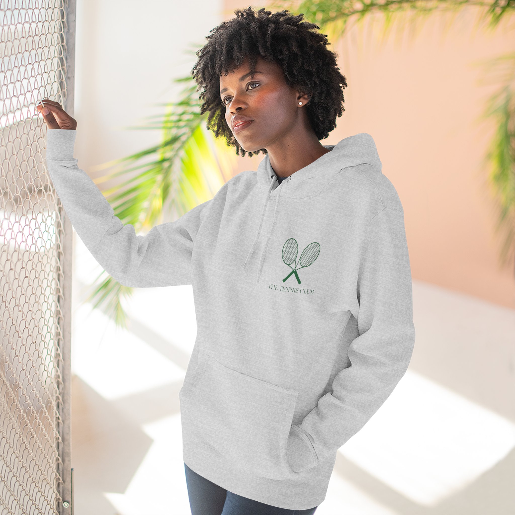 The tennis Club Three-Panel Fleece Hoodie - Image 12