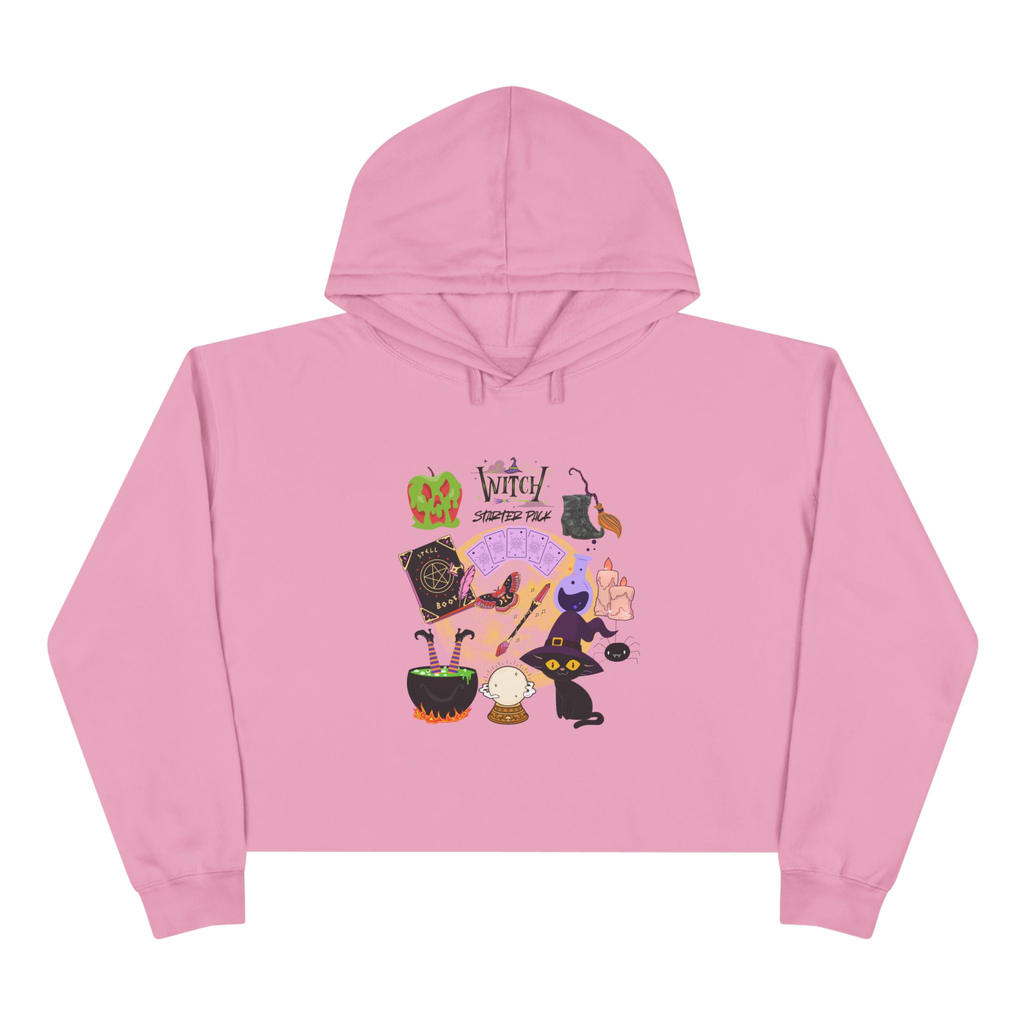 Whimsical Halloween Crop Hoodie, Spooky Sweater, Fall Fashion, Witchy Apparel, Cute Gift for Her - Image 10