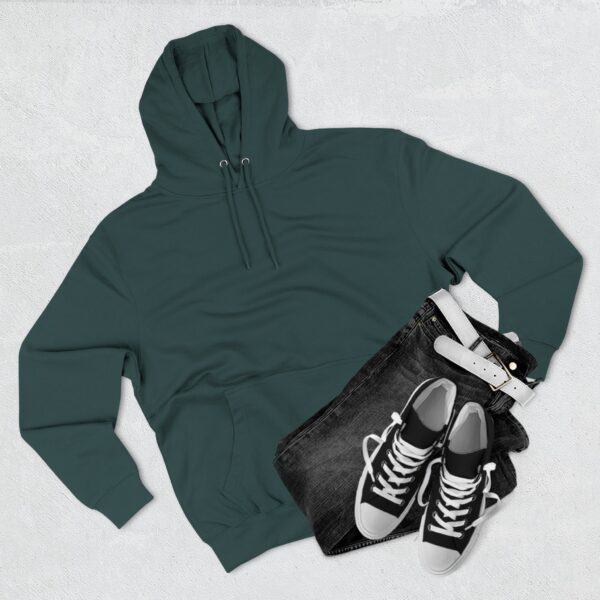 Artistic Three-Panel Fleece Hoodie, Cozy Pullover for Casual Outings, Perfect Gift for Birthdays and Holidays, Floral Design - Image 57